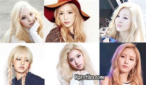 Who Rocks Blonde Hair Kpop Female Edition Updated Kpop Profiles