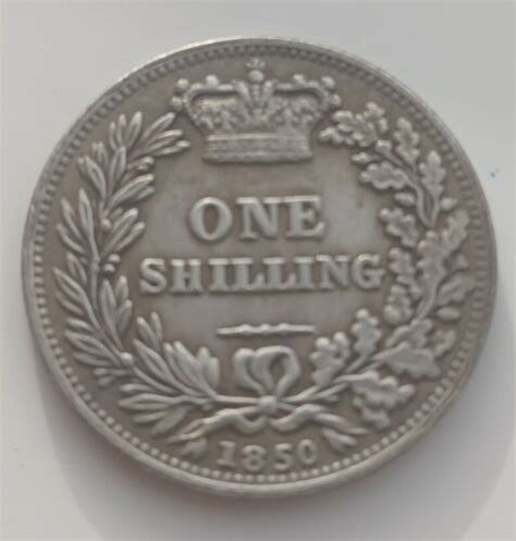 Queen Victoria Shilling Beautifully Silver Plated Original Size