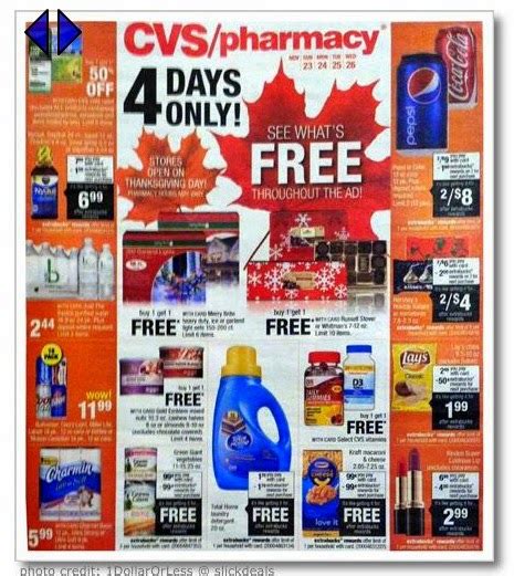 Cvs Ad Best Thanksgiving Freebies Deals Sales