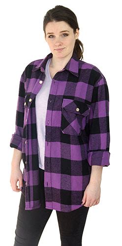 Purple Flannel Shirt