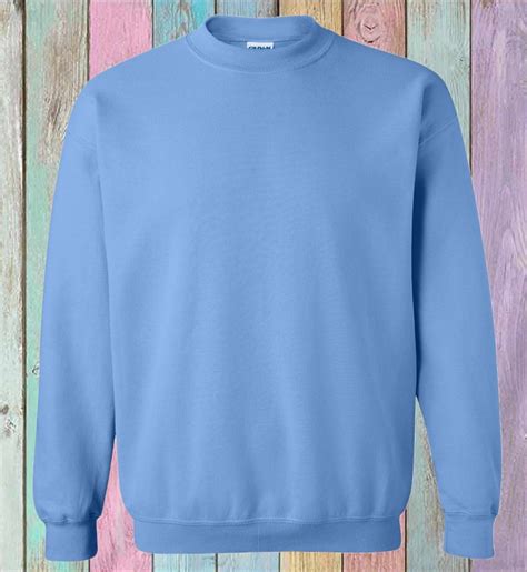 Gildan 18000 Crew Neck Sweatshirts Unisex Adult Color Chart Colour Chart And Size Chart Template