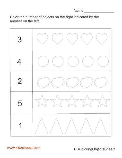 16 Kindergarten Counting Worksheets 1 5 Free Pdf At