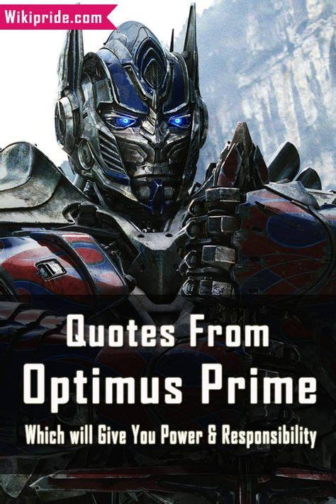 10 Best Optimus Prime Quotes Images In 2020 Optimus Prime Optimus