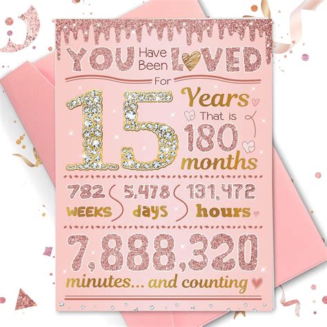 15th Birthday Card Tsvate Ts For 15 Year Old Girl