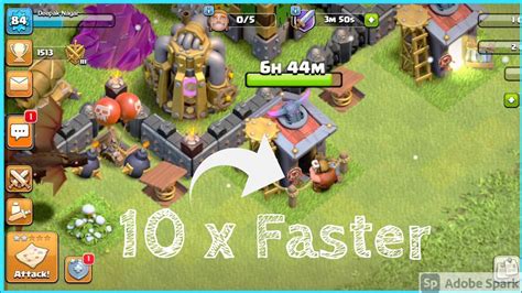 How Builder Works 10x Faster Clash Of Clans Youtube