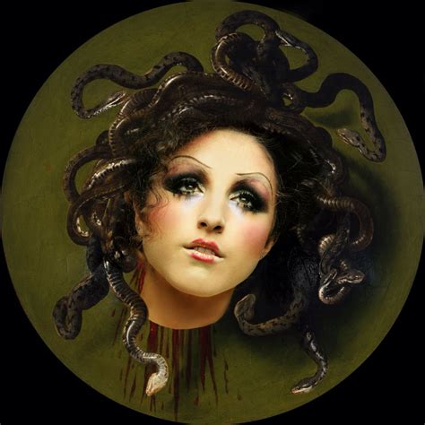 Mimi Amore As Medusa Portrait By Darren Harwood Imagery Make Up By Stephanie Jervis Hair By