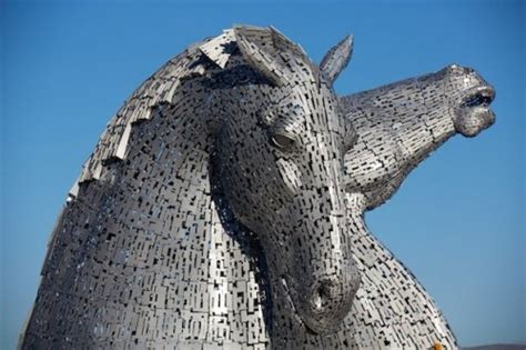 Horse Head Sculptures: The Kelpies - Writing Horseback