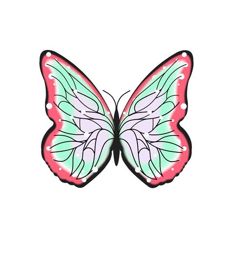 Butterfly inspired by shinobu kocho of the anime demon slayer Butterfly Drawing, Art Drawings ...