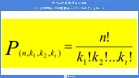 Contoh Soal Permutasi Berulang Ilmu