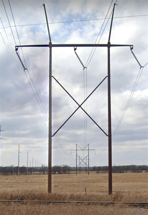 Kv Monopole H Frame Structure Transmission Line H Frame Power