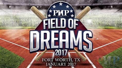 The Field Of Dreams Logo For Fort Worth Tx Is Shown In Front Of An