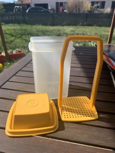 TUPPERWARE POT A Cornichons Avec Tirette Tbe Vintage EUR 6 00