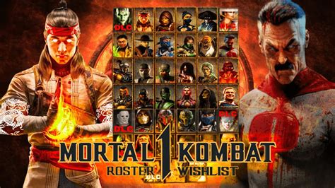 Mortal Kombat 1 Full Character Roster Wishlist Dlc Characters Youtube