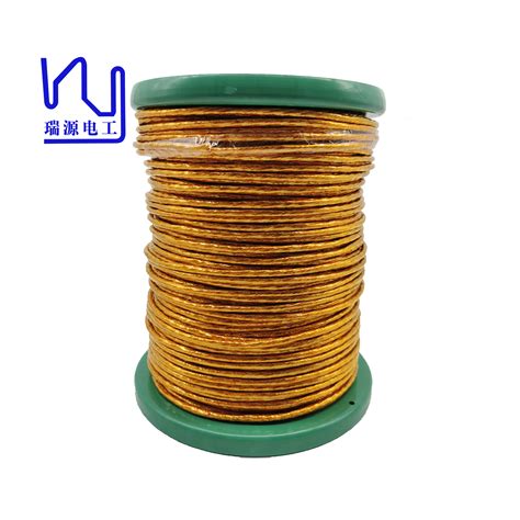 Custom High Frequency Taped Litz Wire 60 0 4mm Polyimide Film Copper