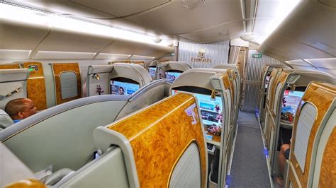 Emirates A380 First Class Ek355 Singapore To Dubai Youtube