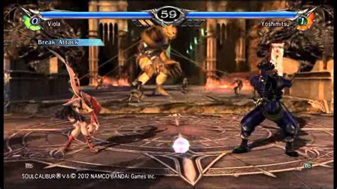 SoulCalibur V Online Match 7 13 7 Viola Vs Yoshimitsu YouTube