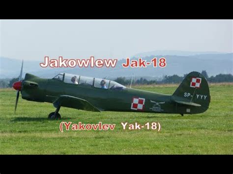 Jakowlew Jak 18 Yakovlev Yak 18 Krosno EPKR 4 09 2014 SP YYY YouTube