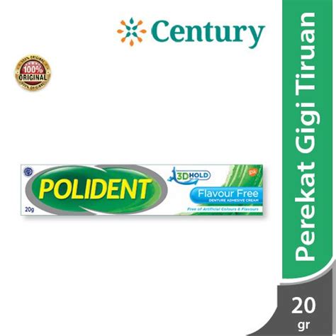 Jual Polident D Hold Flavour Free Denture Adhesive Cream Gr Lem