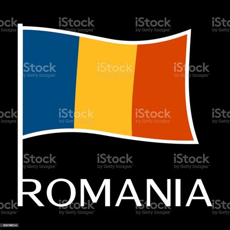 Romania Flag Stock Illustration Download Image Now Clip Art Design