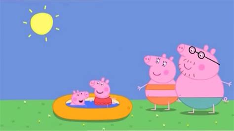 Peppa Pig English Episode Very Hot Day Season Episodes Youtube