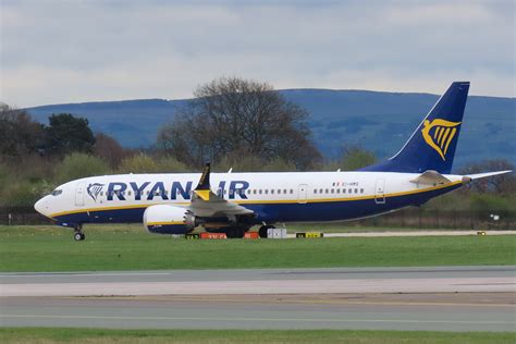 EI HMS Boeing 737 800 Max Of Ryanair At EGCC R Stock Copy Flickr