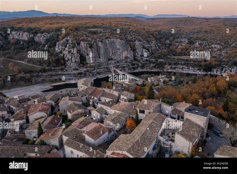 Travel France most beatiful Villages, Auvergne Rhone Alpes Stock Photo ... 