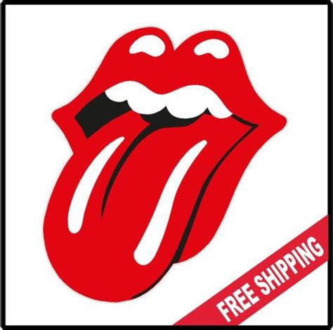 Rolling Stones Vinyl Wandlogo Aufkleber Aufkleber Zunge Rock Roll Band