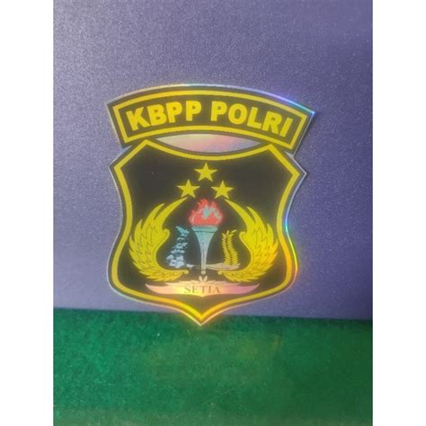 Jual Kbpp Polri Stiker Kbpp Polri Keluarga Besar Polri Stiker Polisi