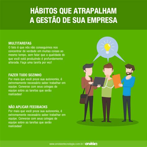 Hábitos Que Atrapalham A Gestão De Sua Empresa Envision Tecnologia