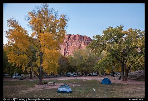 Picturephoto Fruita Campground At Dusk Capitol Reef National Park