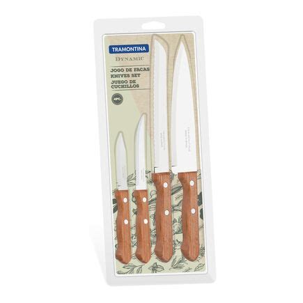 Tramontina Dynamic Piece Knife Set With Stainless Steel Blades And