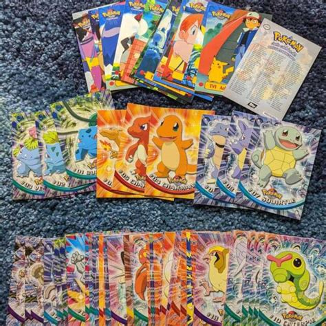 1999 Topps Pokemon Animation Series 1 Complete Set Ebay