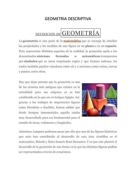 DefiniciÓn De GeometrÍa By Ana Botello Issuu