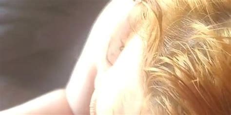 Slutty Teen In A Red Dress Masturbation On The Window And Gets Real Orgasm Play With Pussy