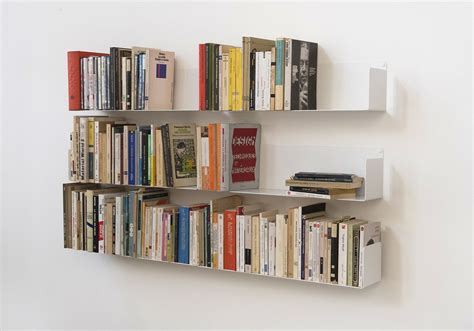 Étagère pour livre 60 x 15 cm Lot de 6 Acier