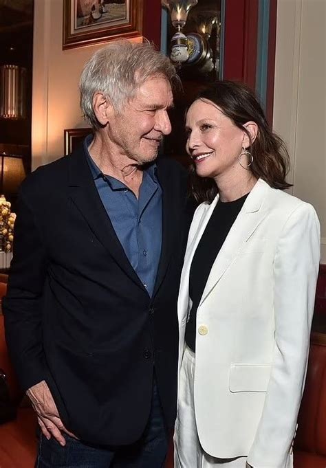 Harrison Ford And Wife Calista Flockhart Harrison Ford Supergirl Peas