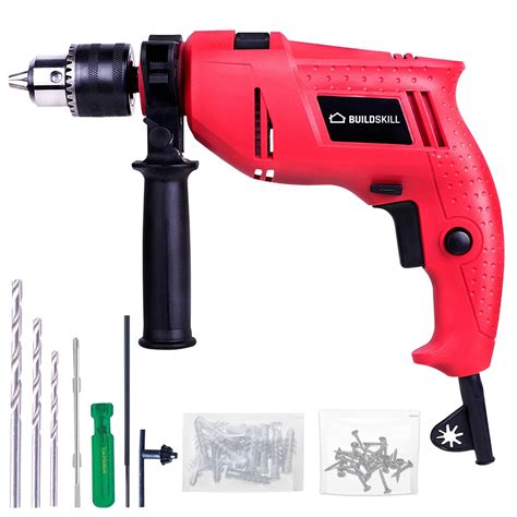 Buildskill Pro BGSB13RE 13mm Impact Drill Machine Combo With Drill Bits