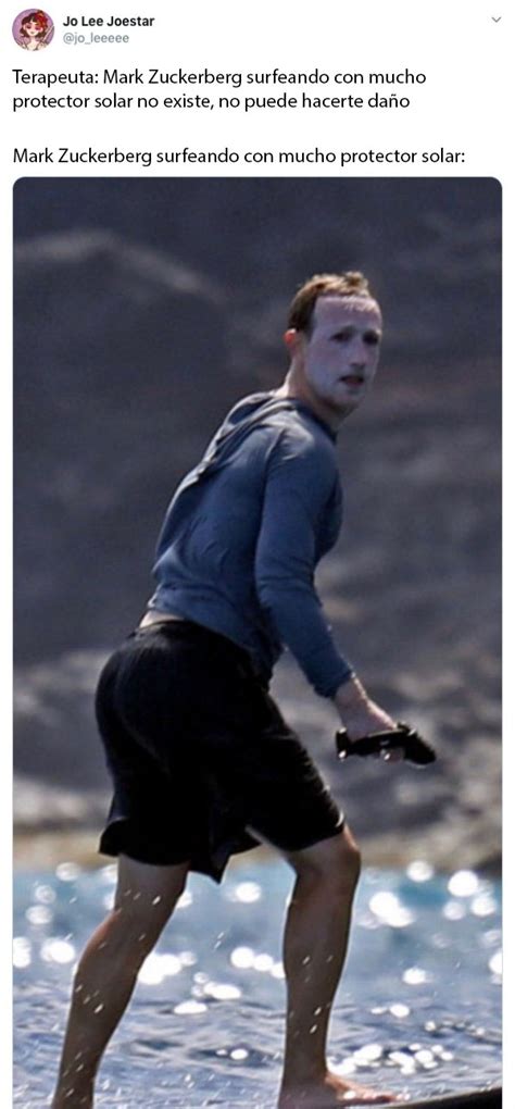 Captan A Mark Zuckerberg Surfeando Y Desata Ola De Memes