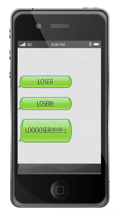 Phone With Bullying Messages - bullying