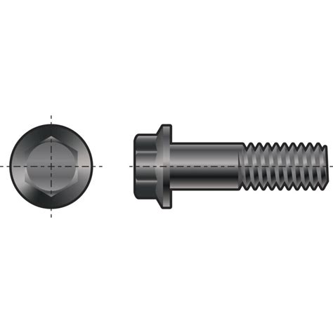 Qualfast M X Hex Head Bolt Flanged Gr You Get