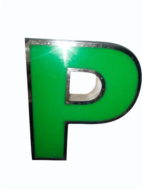 Outdoor Green LED SS Acrylic Letter For Office At Rs 15 Piece In