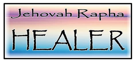 Day 7 Jehovah Rapha Healer — Promise Bible Study