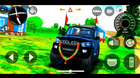 Black Mahindra Scorpio Indian Car Indian Cars Simulator 3d Game