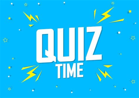 Premium Vector Quiz Time Banner Design Template Vector Illustration