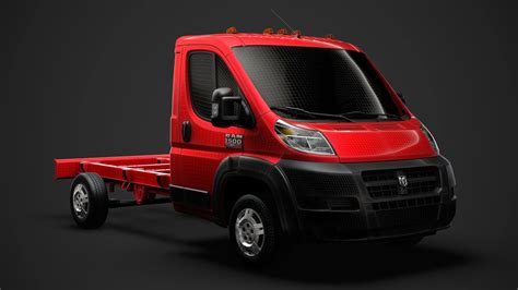 Ram Promaster Chassis Truck Single Cab 3450 Wb 2019 3d Model By Creator 3d