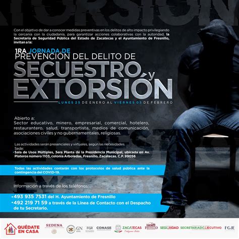 Ssp Y Ayuntamiento De Fresnillo Invitan A Primer Jornada De PrevenciÓn