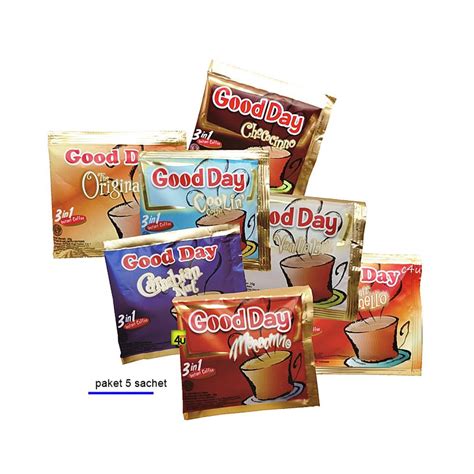 Harga Good Day Kopi Untuk Hidup Penuh Rasa Paket 5 Sachet Terbaru