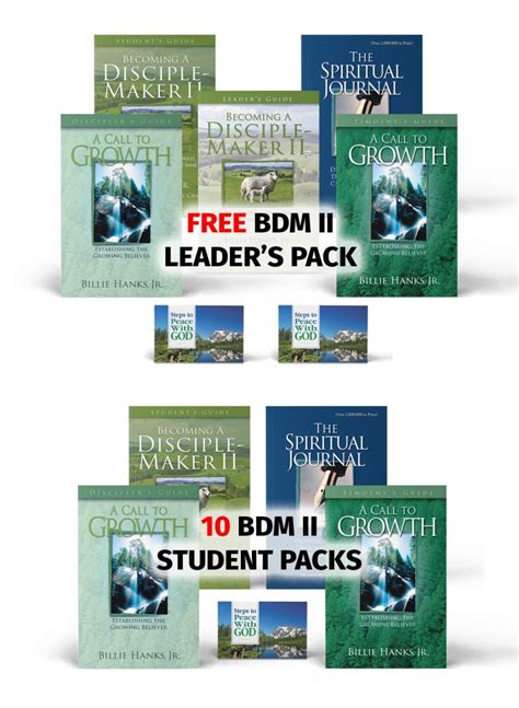 FREE BDM II Leader S Pack 10 BDM II Student Packs A 60 Discount