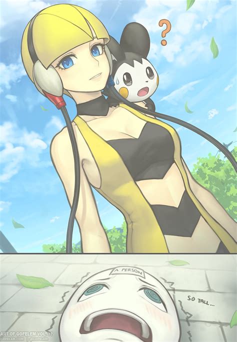 Elesa And Emolga Pokemon And More Drawn By Gofelem Danbooru