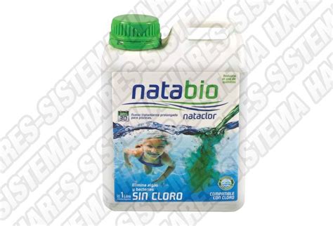 Natabio Nataclor X 1 Lt Alguicida Antimicrobiano Sin Cloro Hares Sistema